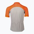 Maglia ciclismo da uomo POC Essential Road Logo zink orange/granite grey 2