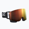 Maschera da sci POC Nexal uranium black/partly sunny orange
