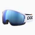 Occhiali da sci POC Zonula Race hydrogen bianco/nero/parzialmente blu