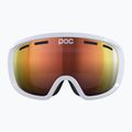 Occhiali da sci POC Fovea hydrogen white/partly sunny orange 2