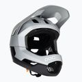 POC Otocon Race MIPS casco da bicicletta argento argentite/nero uranio opaco