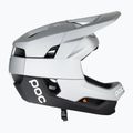 POC Otocon Race MIPS casco da bicicletta argento argentite/nero uranio opaco 4