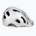 Casco da bici POC Tectal argentite argento opaco 3