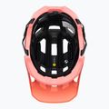 Casco da bicicletta POC Kortal Race MIPS ammolite coral/uranium black matt 2