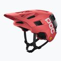 Casco da bicicletta POC Kortal Race MIPS ammolite coral/uranium black matt 3