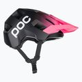Casco da bici POC Kortal Race MIPS rosa fluo/nero uranio opaco 4