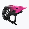 Casco da bici POC Kortal Race MIPS rosa fluo/nero uranio opaco 10