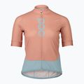 Maglia ciclismo donna POC Essential Road Logo rock salt/mineral blue