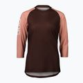 Maglia ciclismo donna POC MTB Pure 3/4 axinite marrone/rock salt 7