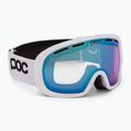 POC Fovea Mid Clarity Photochromic hydrogen white/clarity photo light pink/sky blue occhiali da sci