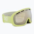 Occhiali da sci POC Fovea Mid Clarity lemon calcite/clarity define/spektris silver