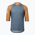 Maglia ciclismo POC MTB Pure 3/4 uomo blu calcite/marrone aragonite 4