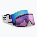 POC Nexal Mid Clarity Comp bianco idrogeno/nero uranio/blu spectris occhiali da sci