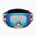 POC Nexal Mid Clarity Comp bianco idrogeno/nero uranio/blu spectris occhiali da sci 3