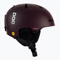 Casco da sci POC Fornix MIPS rosso granata opaco 4
