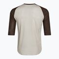 Maglia da ciclismo POC MTB Pure 3/4 uomo beige arenaria chiaro/marrone antracite 2