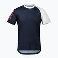 Maglia da ciclismo POC MTB Pure turmaline navy/idrogeno bianco da uomo