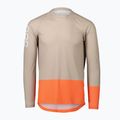 Manica lunga ciclismo POC MTB Pure light sandstone beige/zink orange da uomo