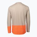 Manica lunga ciclismo POC MTB Pure light sandstone beige/zink orange da uomo 2
