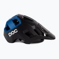 Casco da bici POC Kortal nero uranio/blu opale metallizzato/opaco 3