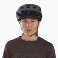 Casco da bici POC Kortal nero uranio/blu opale metallizzato/opaco 8