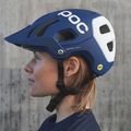 Casco MTB POC Tectal Race MIPS blu piombo/bianco idrogeno opaco 7