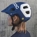 Casco MTB POC Tectal Race MIPS blu piombo/bianco idrogeno opaco 8