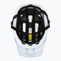 Casco da bici POC Axion Race MIPS bianco idrogeno/nero uranio opaco 5