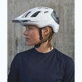 Casco da bici POC Axion Race MIPS bianco idrogeno/nero uranio opaco 8