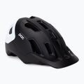 POC Axion Race MIPS casco da bici nero uranio opaco/bianco idrogeno