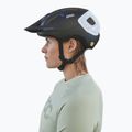 POC Axion Race MIPS casco da bici nero uranio opaco/bianco idrogeno 8