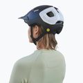 POC Axion Race MIPS casco da bici nero uranio opaco/bianco idrogeno 9
