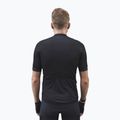 Maglia da ciclismo POC Essential Road Logo uomo nero uranio 2