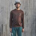 Maglia ciclismo uomo manica lunga POC Reform Enduro axinite marrone 5