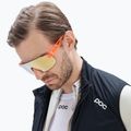 Occhiali da sole POC Elicit arancione fluorescente traslucido/oro da strada 5