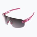 Occhiali da sole POC Elicit actinium pink translucent/clarity road silver