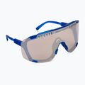 Occhiali da sole POC Devour blu opale traslucido/clarity trail argento 2