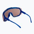 Occhiali da sole POC Devour blu opale traslucido/clarity trail argento 3