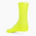POC Fluo Sock Mid calzini da ciclismo giallo/verde fluorescente 2