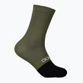 Calzini da ciclismo POC Flair Mid verde epidoto/nero uranio