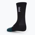 Calzini da ciclismo POC Flair Mid nero uranio/blu dioptasio 2