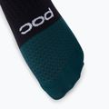 Calzini da ciclismo POC Flair Mid nero uranio/blu dioptasio 3