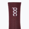 Calzini da ciclismo POC Seize Short rosso granata 5