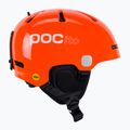 Casco da sci per bambini POC POCito Fornix MIPS arancione fluorescente 4