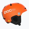 Casco da sci per bambini POC POCito Fornix MIPS arancione fluorescente 11