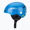 Casco da sci per bambini POC POCito Obex MIPS blu fluorescente 3