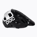 POC Kortal Race MIPS casco da bicicletta nero uranio opaco/bianco idrogeno 3