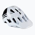 Casco da bici POC Kortal Race MIPS bianco idrogeno/nero uranio opaco