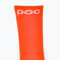 Calzini da ciclismo POC Fluo Mid arancione fluorescente 3