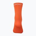 Calzini da ciclismo POC Fluo Mid arancione fluorescente 5